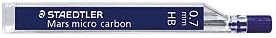 Staedtler Mechanical Pencil Lead Refill Mars Micro Carbon 0.7mm 2H, 250 07-2H, Set of 12