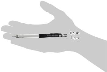 PILOT Mechanical Pencil S10, 0.5mm, Transparent Black, HPS-1SR-TB5