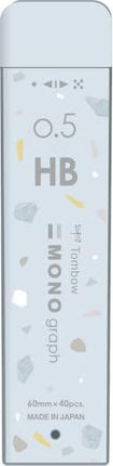 Tombow Mechanical Pencil Lead Refill MONO graph MG 0.5mm HB Sheer Stone Limited, Powder Blue, R5-MGHB402L
