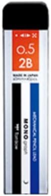 Tombow Mechanical Pencil Lead Refill MONO graph MG 0.5mm 2B, R5-MG2B01, Set of 5