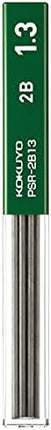 KOKUYO Mechanical Pencil Lead Refill 1.3mm 2B, Packed, PSR-2B13-1P, Set of 10