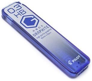 PILOT Mechanical Pencil Lead Refill neox GRAPHITE 0.3mm HB, HRF3G-20-HB, Set of 10