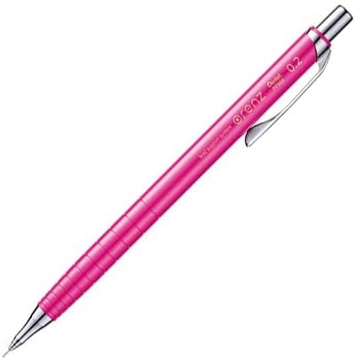 Pentel Mechanical Pencil Orenz 0.2mm, Pink, XPP502-P, Set of 10