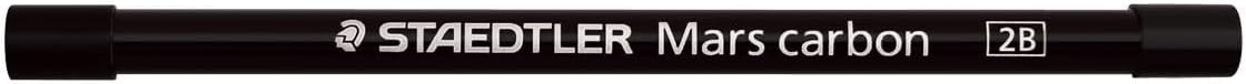 Staedtler Drawing Lead Refill Mars Carbon 2.0mm 2B, 200 E4-2B, Set of 3