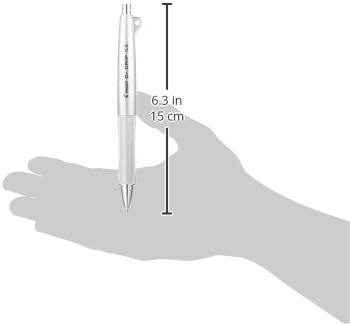 PILOT Mechanical Pencil Dr.Grip, 0.5mm, Metallic Silver, HDG-50R-MS5