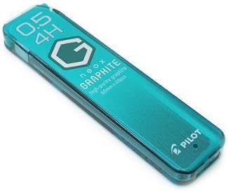 PILOT Mechanical Pencil Lead Refill neox GRAPHITE 0.5mm 4H, HRF5G-20-4H, Set of 10