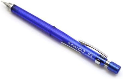 PILOT Mechanical Pencil S3, 0.7mm, Transparent Blue, HPS-30R-TL7, Set of 10