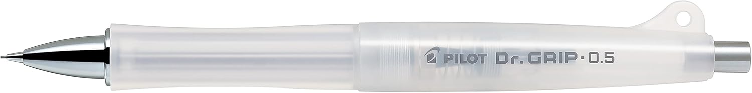 PILOT Mechanical Pencil Dr.Grip 30 Colors Relaxing Color Series, Limited, Relaxing White, HDGL-50R-RW
