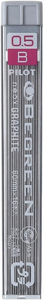 PILOT Mechanical Pencil Lead Refill BEGREEN neox GRAPHITE 0.5mm B, HRF5G-10B-B