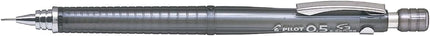 PILOT Mechanical Pencil S3, 0.5mm, Transparent Black, 10 Pieces, HPS300R10TB5