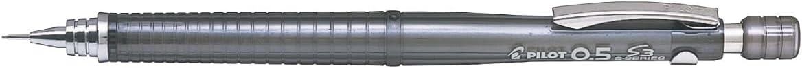 PILOT Mechanical Pencil S3, 0.5mm, Transparent Black, 10 Pieces, HPS300R10TB5