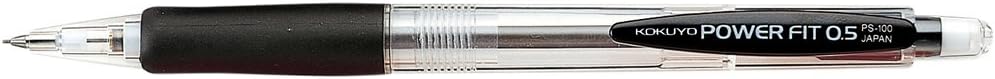 KOKUYO Mechanical Pencil Power Fit, 0.5mm Black, PS-100D