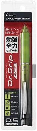 PILOT Mechanical Pencil Dr.Grip ACE, 0.5mm, Gradient Lime Green, ?HDGAC-80R-GLG, Set of 3