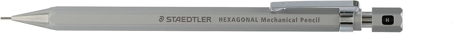 STAEDTLER HEXAGONAL Mechanical Pencil, 0.5mm, Silky Silver, 925 77-05S