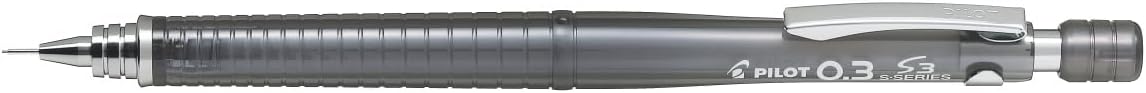 PILOT Mechanical Pencil S3, 0.3mm, Transparent Black, 10 Pieces, HPS300R10TB3
