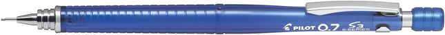 PILOT Mechanical Pencil S3, 0.7mm, Transparent Blue, 10 Pieces, HPS300R10TL7