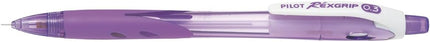 PILOT Mechanical Pencil RexGrip, 0.3mm, Clear Violet 10 Pieces, HRG1SR310CV