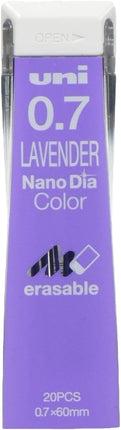 uni Mitsubishi Pencil Mechanical Pencil Lead Refill Nano Dia Color 0.7mm Lavender, U07202NDC.34