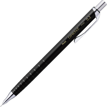 Pentel Mechanical Pencil Orenz, 0.2mm, Black, XPP502-RA
