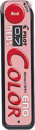 PILOT Color Eno Mechanical Pencil Lead Refill 0.7mm Red, HRF7C-20-R