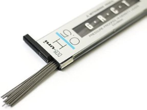 uni Mitsubishi Pencil Mechanical Pencil Lead Refill Hi-uni 0.5mm H, HU05300H