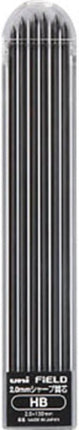 uni Mitsubishi Pencil Mechanical Pencil Lead Refill uniFiELD Shokunin Senka, 2.0mm HB