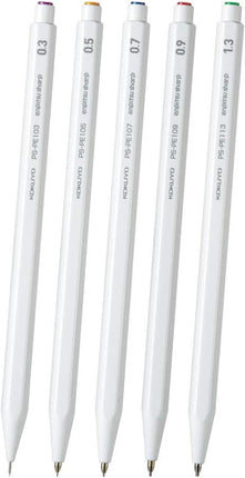 KOKUYO Mechanical Pencil Enpitsu Sharp Writing Comparison 5-Piece Set, White, PS-PE WX5SET