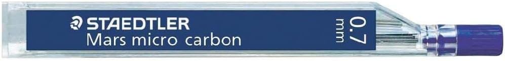 Staedtler Mechanical Pencil Lead Refill Mars Micro Carbon 0.7mm HB, 250-07-HB, Set of 2