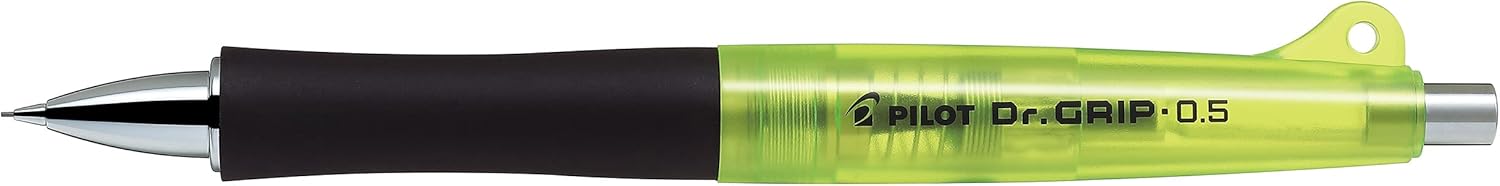 PILOT Mechanical Pencil Dr.Grip 30 Colors Cyber Neon Color Series, Limited, Cyber Neon Yellow, HDGL-50R-CNY