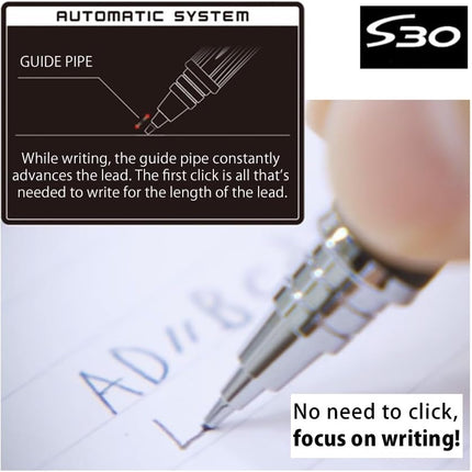 PILOT Mechanical Pencil S30, 0.5mm, Dark Brown, HPS-3SK-DBN