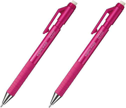 KOKUYO Mechanical Pencil Enpitsu Sharp TypeS, 1.3mm Pink (Hanging Pack), PS-P201P-1P, Set of 2