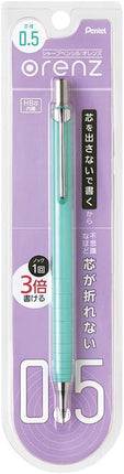 Pentel Mechanical Pencil Orenz 0.5mm XPP505-GD Mint Green