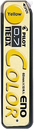 PILOT Color Eno Mechanical Pencil Lead Refill 0.7mm Yellow, HRF7C-20-Y