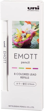 uni Mitsubishi Pencil Mechanical Pencil Lead Refill EMOTT pencil 0.9mm 4 Colors No.2 Tropical Color, ULE09MIX.NO2