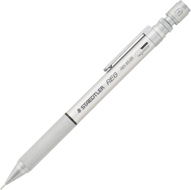 STAEDTLER REG Drafting Mechanical Pencil, 0.5mm, Silver, 925 85-05