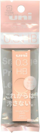 uni Mitsubishi Pencil Mechanical Pencil Lead Refill uni Color Case 0.3mm HB Pale Orange, Limited Color, ULS03251PHBPO