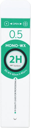 Tombow Mechanical Pencil Lead Refill MONO WX 0.5mm 2H, R5-WX2H