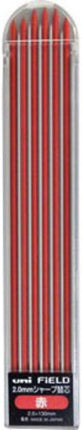 uni Mitsubishi Pencil Mechanical Pencil Lead Refill uniFiELD Shokunin Senka, 2.0mm Red