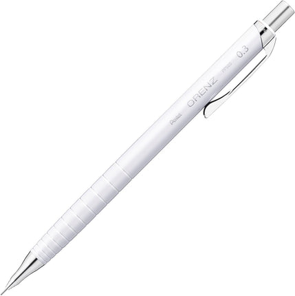 Pentel Mechanical Pencil Orenz, 0.3mm, White, XPP503-RW