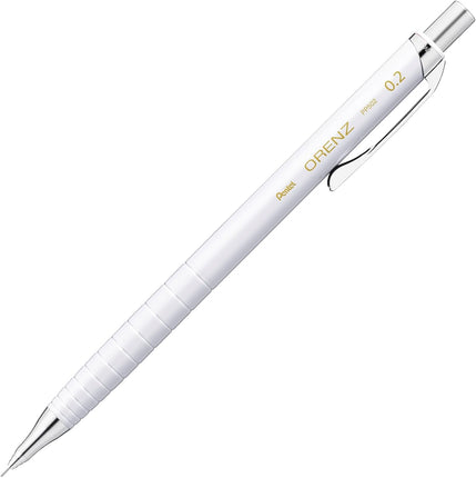 Pentel Mechanical Pencil Orenz, 0.2mm, White, XPP502-RW