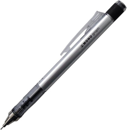 Tombow Mechanical Pencil MONO graph 0.5, 0.5mm, Silver, 5 Pieces, SH-MG04-5P