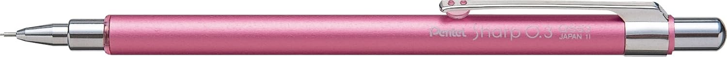 Pentel Mechanical Pencil for Notebook 0.3mm, Pink, QS53-P