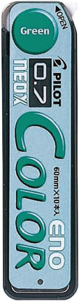 PILOT Color Eno Mechanical Pencil Lead Refill 0.7mm Green, HRF7C-20-G