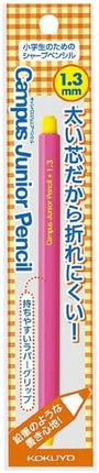 KOKUYO Mechanical Pencil Campus Junior Pencil, 1.3mm Pink (Hanging Pack) PS-C101P-1P, Bulk Set of 10