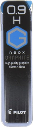 PILOT Mechanical Pencil Lead Refill neox GRAPHITE 0.9mm H, HRF9G-20-H