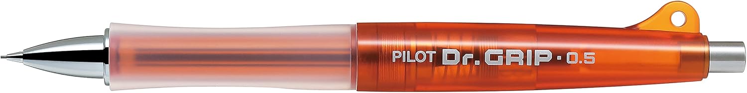 PILOT Mechanical Pencil Dr.Grip 30 Colors 90's Popular Color Series, Limited, Transparent Orange, HDGL-50R-TO