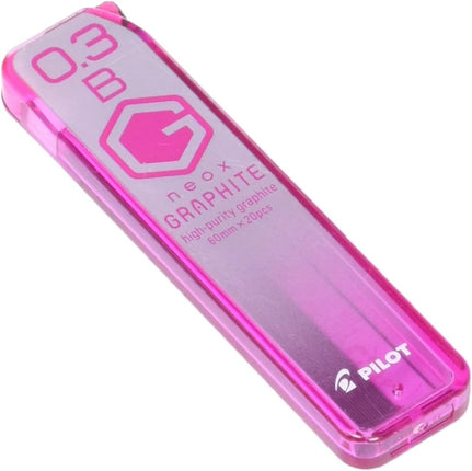 PILOT Mechanical Pencil Lead Refill neox GRAPHITE 0.3mm B, HRF3G-20-B