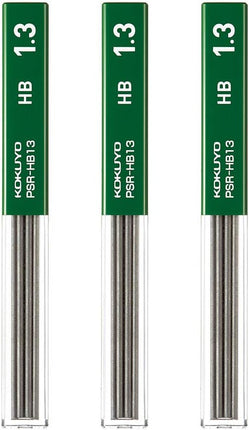 KOKUYO Mechanical Pencil Lead Refill 1.3mm HB, Set of 3, PSR-HB13-1PX3SET