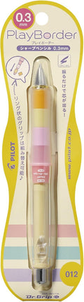 PILOT Mechanical Pencil Dr.Grip CL PlayBorder, 0.3mm, Pastel Yellow, HDGCL50R3-PPY