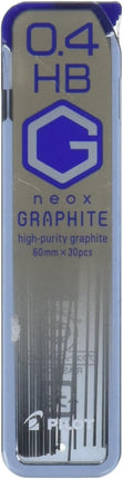 PILOT Mechanical Pencil Lead Refill neox GRAPHITE 0.4mm HB, HRF4G-20-HB